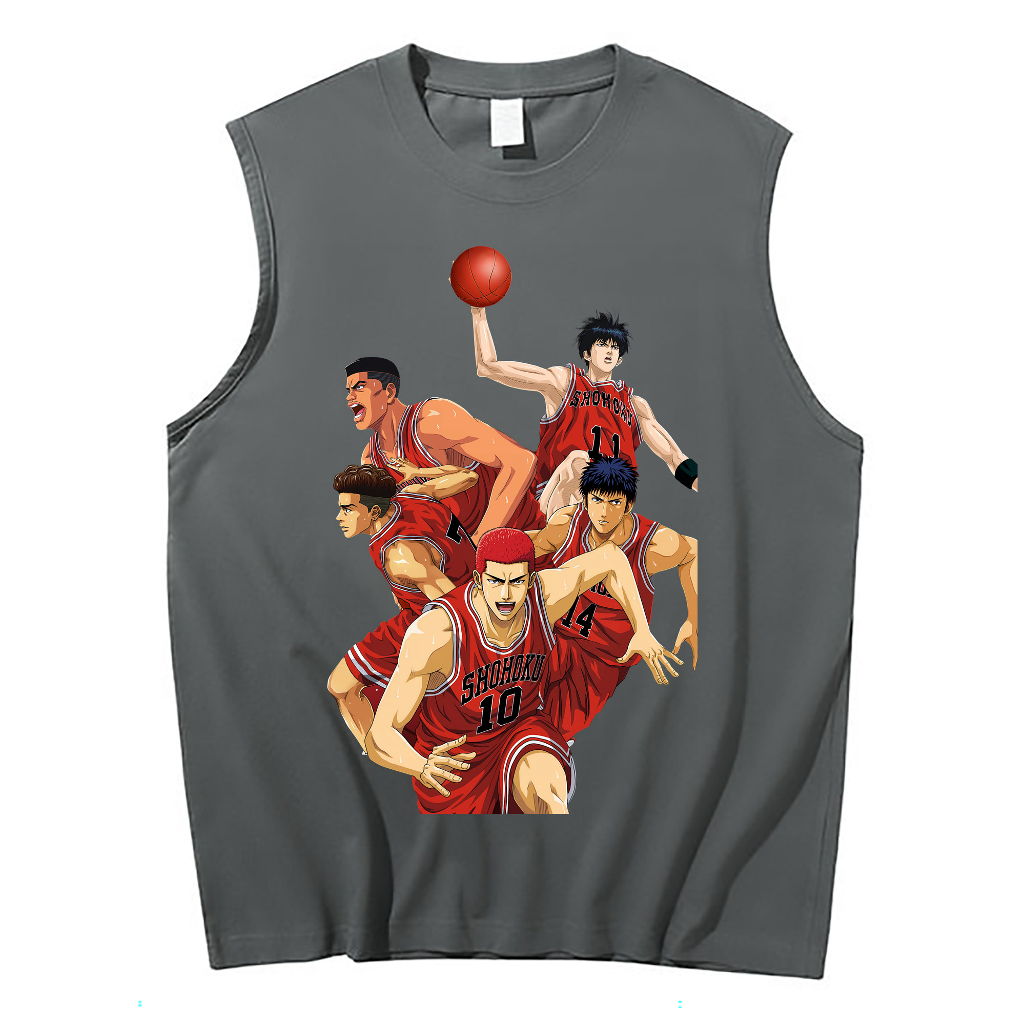 （画像用） SLAM DUNK／スラムダンク コットン100％タンクトップ（フロントプリント）
